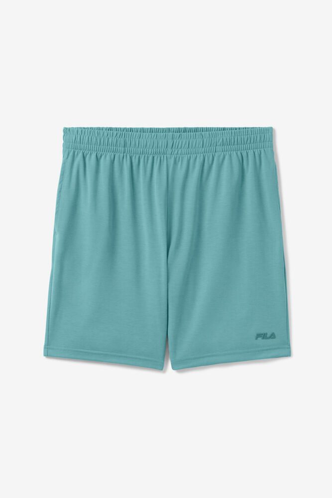 Fila Intan Performance Shorts Turquoise - Mens - 28175ALUR